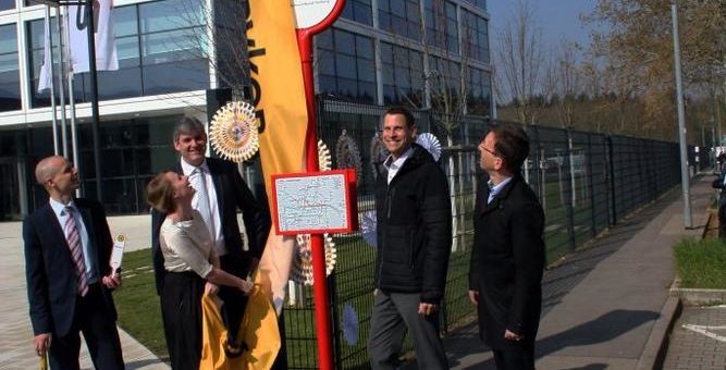 Haltestelle „Sasbacher Straße“ heißt jetzt „Stryker“