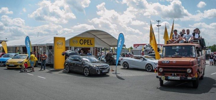 Opel wieder beim Opel-Treffen in Oschersleben