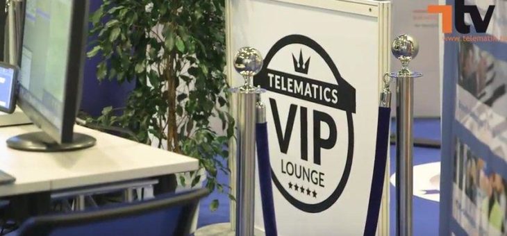 Internationale B2B-Suchplattform Telematics-Scout.com in der Telematics VIP-Lounge zur hypermotion 2019 in Halle 3