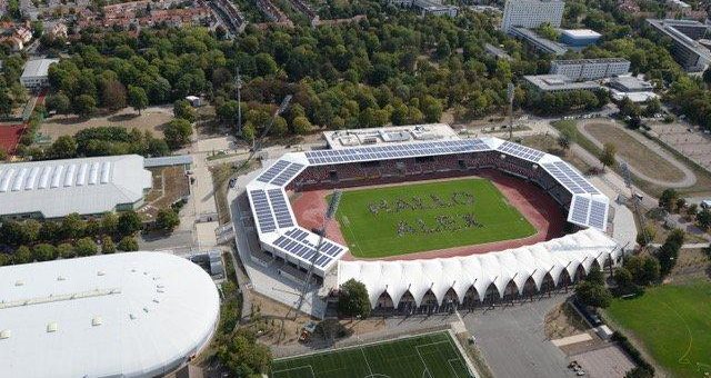 Keyweb unterstützt DLR_Raumfahrt_Show im Erfurter Steigerwaldstadion