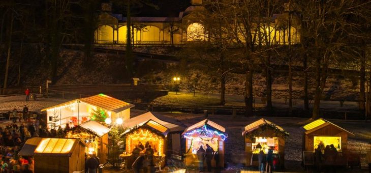 Der Weihnachtsmarkt in Bad Berneck  romantischem Kurpark 15. und 16. 12 2018