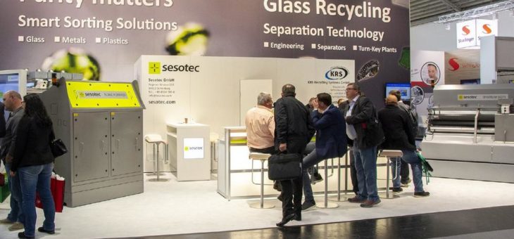 IFAT 2018 Präsentationsplattform für Sesotec Smart Sorting Solutions