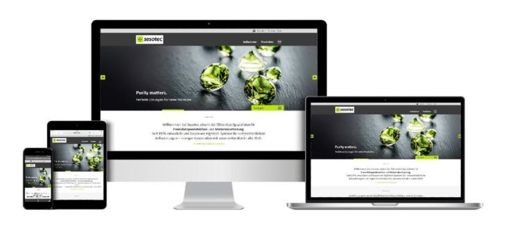 Sesotec hat eine neue Website