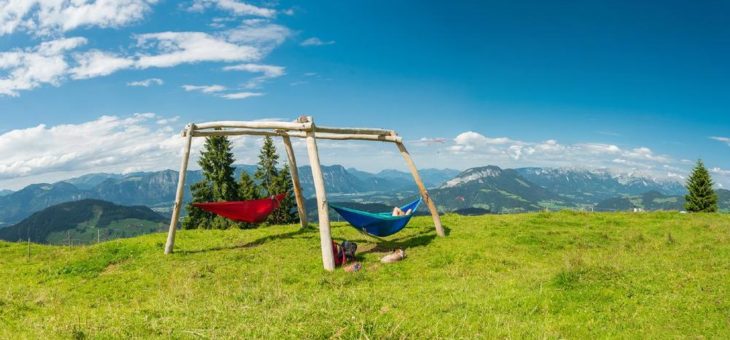 Hängematten-Weltrekordversuch in der Wildschönau