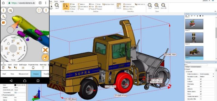 Echte mobile Visualisierung von CAD Daten unterschiedlichster Quellen