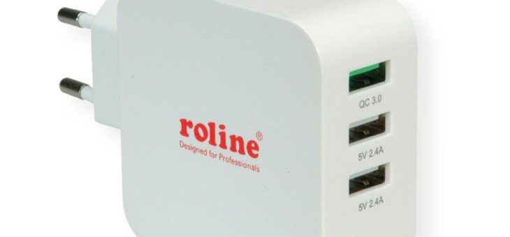 Innovative Ladegeräte mit USB Typ C PD und Quick Charge 3.0 von ROLINE