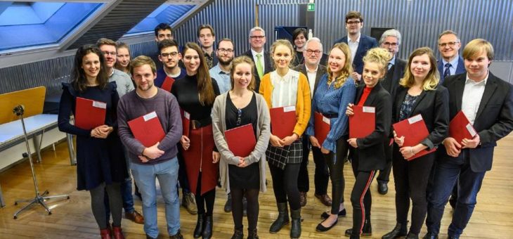 Für besondere Leistungen und Engagement: Die Hochschule für Musik Franz Liszt Weimar vergibt 27 Deutschland-Stipendien