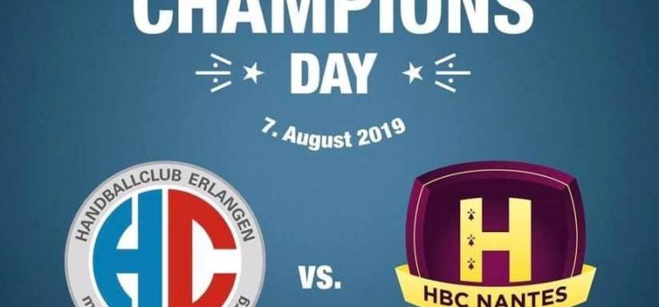 HC Erlangen begrüßt HBC Nantes zum 2. Erlanger Champions Day