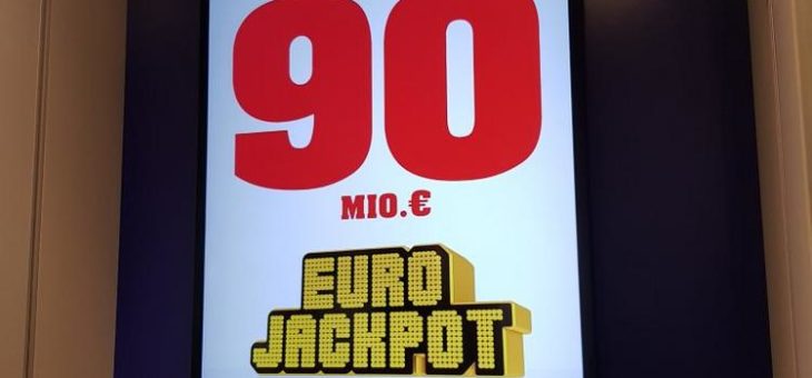 Mega-Jackpot von 90 Millionen Euro