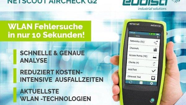 Melden Sie sich für das deutschsprachige kostenlose Webinar an über den weltweit einzigen Aircheck G2 – das Messgerät für jeden WLAN Profi und wer es werden will!