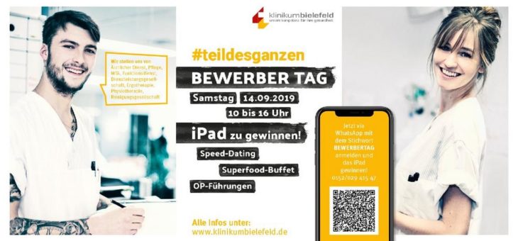 Erster Bewerbertag am Klinikum Bielefeld: Werden Sie #teildesganzen