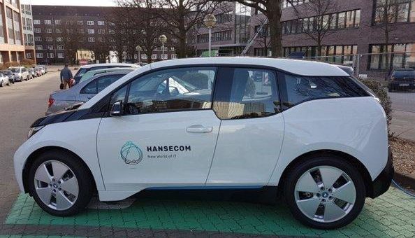 Erster elektrischer Dienstwagen für HANSECOM