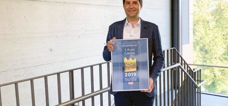 Carado siegt beim König Kunde Award 2019