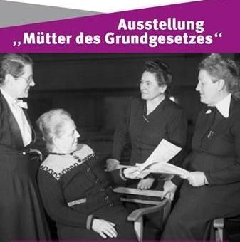 Ausstellung „Mütter des Grundgesetzes“ in Hochschulbibliothek