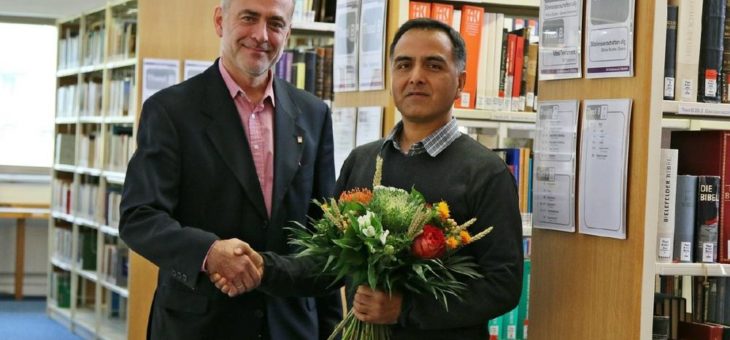 Neuen Bibliotheksleiter in Hochschulbibliothek begrüßt