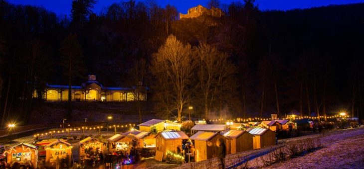 Der Weihnachtsmarkt im Bad Bernecker Kurpark – traumhaftes Ambiente und viele Überraschungen am 4.Adventswochenende