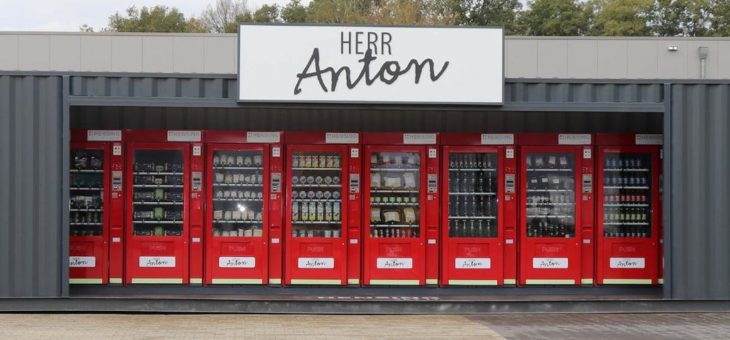 Deutschlands erster Automaten-Shop „Herr Anton“:  24/7 Einkaufen im Supermarkt der Zukunft