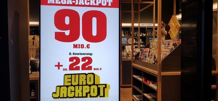 Megajackpot geknackt: Insgesamt 11 neue Multimillionäre bei der Lotterie Eurojackpot