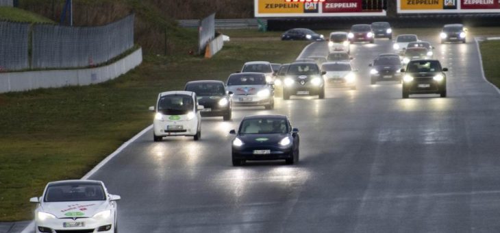 Oschersleben: Mit Elektroautos in 24 Stunden einmal um die Welt