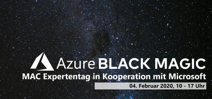 Azure Black Magic – der MAC Expertentag