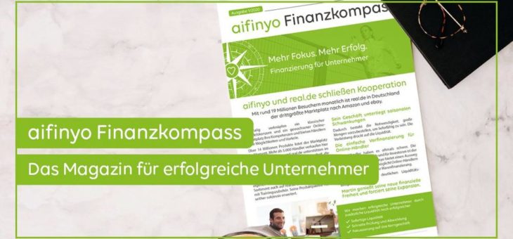 aifinyo Finanzkompass 01/2020: Lesen Sie jetzt die neuesten Tipps für erfolgreiche Unternehmer!