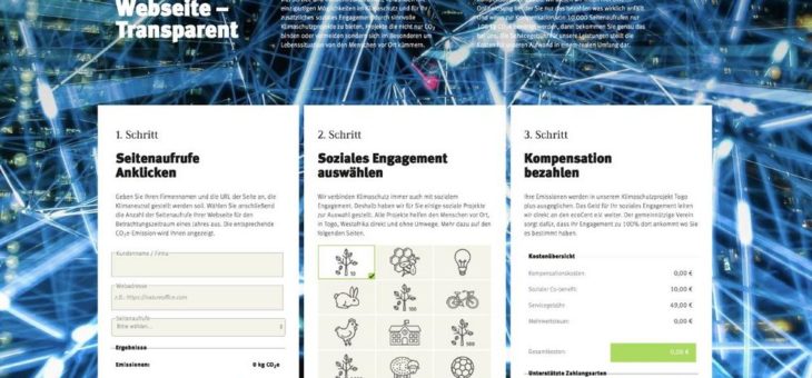 Ja zur Digitalisierung! Ihre www.klimaneutrale-webseite.com