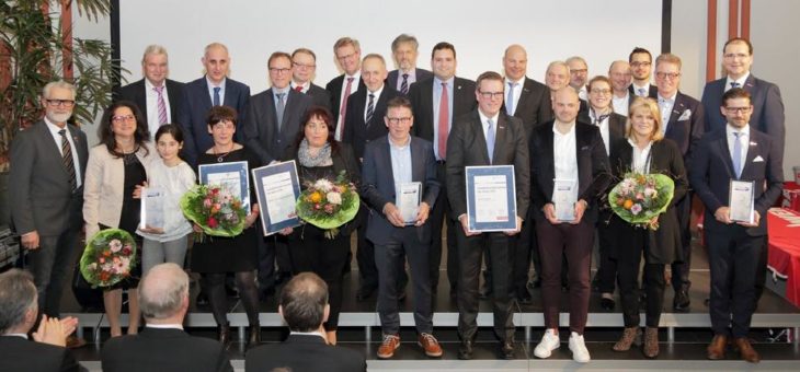 Handwerkskammer Freiburg zeichnet „Handwerksunternehmen des Jahres 2018“ aus