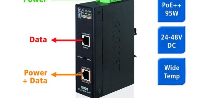 95 Watt über Ethernet-Kabel