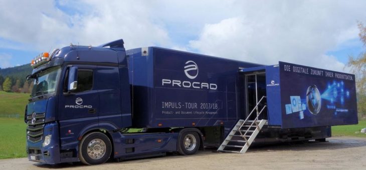 PROCAD-Truck bringt Digitalisierung auf die Straße