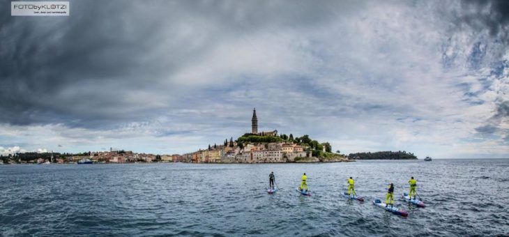 Stand Up Paddler bewältigen Extremtour rund um Istrien