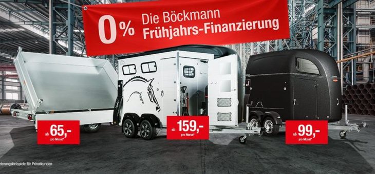 Die Böckmann 0% Frühjahrs-Finanzierung 2020