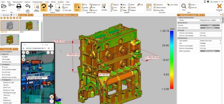 3D CAD Viewing mit der KISTERS 3DViewStation – die Verbindung von einfacher Bedienung, reichhaltiger Funktionalität und hoher Performance