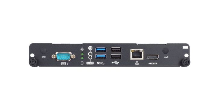 Innovativer OPS+ Digital Signage Player mit 8.Generation Intel® Core™ i7/i5/i3 und Celeron® Prozessoren für Multi-Displays – OPS700-520