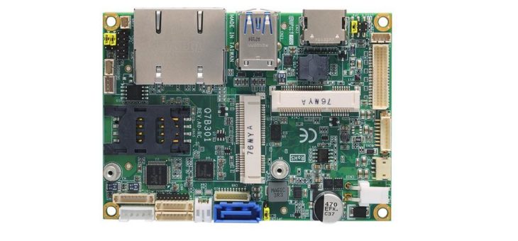 Das neue Qseven Application Board von AXIOMTEK mit der Größe einer Kreditkarte – Q7B301