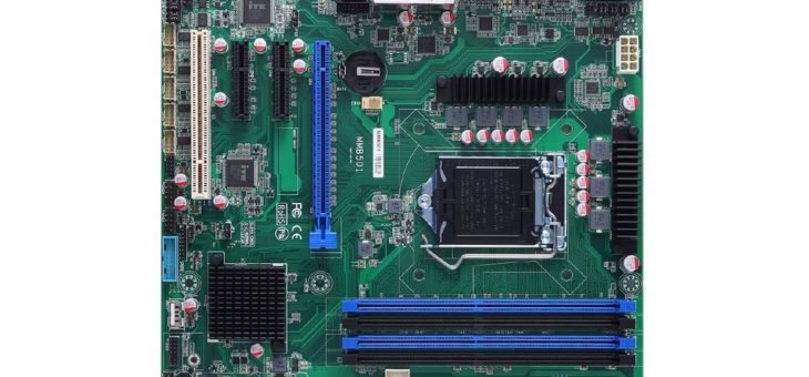 Industrial Micro-ATX-Motherboard mit Intel® Core™ i7/i5/i3 Pentium® und Celeron® Prozessoren, sowie hoher I/O-Konnektivität – MMB501