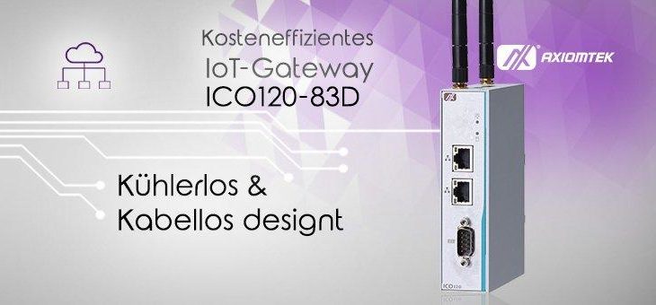 AXIOMTEKs neues kosteneffizientes IoT-Gateway