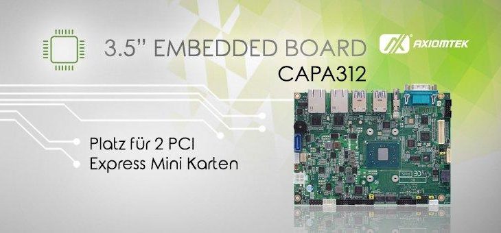 AXIOMTEKs 3,5-Zoll großes Embedded Motherboard