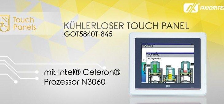 Ultra leichter, IP65-geschützter Touch Panel PC mit 8,4″ TFT-LCD Display