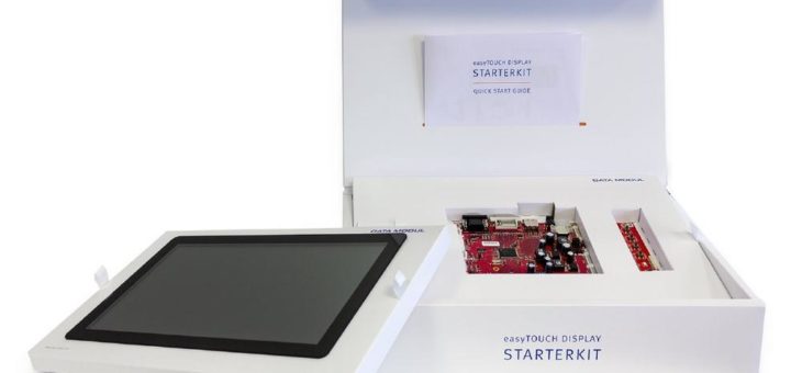 easyTOUCH Starterkit von DATA MODUL erleichtert Einstieg in  die PCAP- und Display-Welt