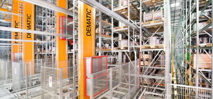 Dematic Standardised Automated Pallet Storage: Automatisierte Palettenlagertechnik nach dem Baukastenprinzip