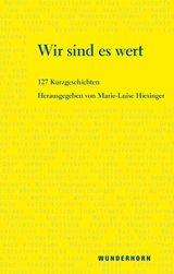 Neu im Verlag Das Wunderhorn:: Wir sind es wert