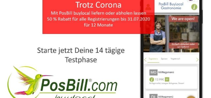 PosBill bietet schnelle Hilfe in Corona – Krise