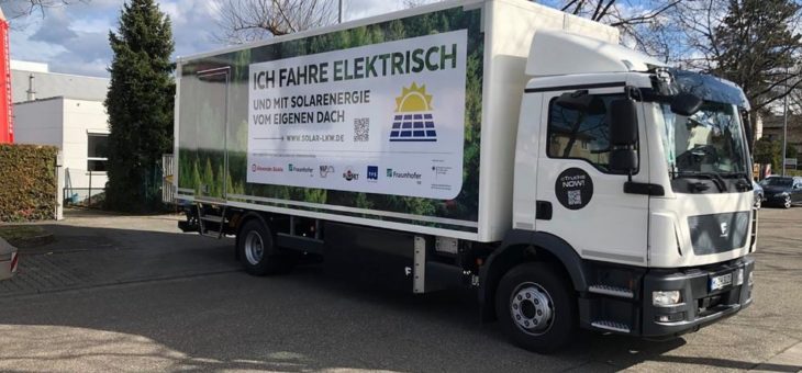 Projekt »Lade-PV« gestartet: Fahrzeugintegrierte PV für Elektro-Nutzfahrzeuge