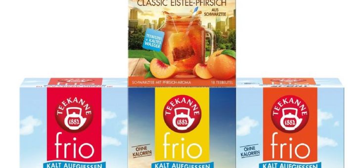 TEEKANNE frio: Vier neue Sorten sorgen für den Erfrischungs-Kick aus dem Teebeutel