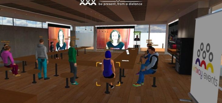 Unternehmen verlagern ihre Aktivitäten auf virtuelle, interaktive 3D-Events, um ausfallende Veranstaltungen zu ersetzen