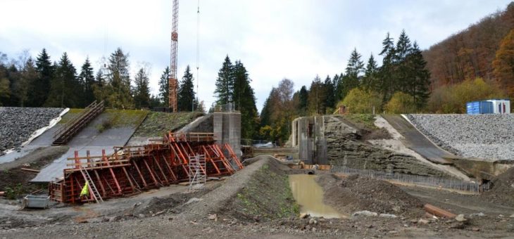 Generalsanierung des Unterwasserbeckens der Sösetalsperre im Harz