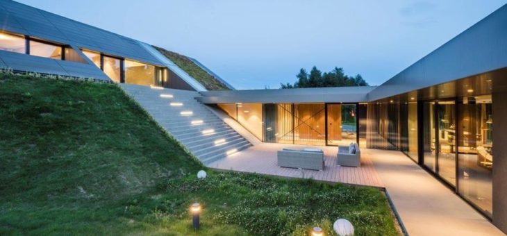 „Green Line“-Haus – ein modernes Einfamilienhaus im Einklang mit der Natur