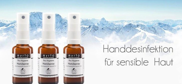 Handdesinfektion für sensible Haut – das neue Bio Hygiene Handspray