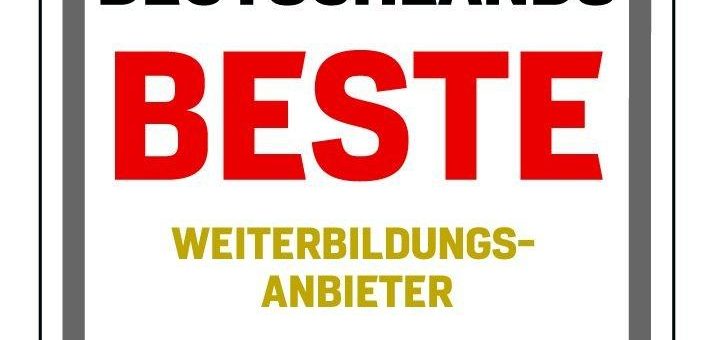 Beste Weiterbildungsanbieter 2018