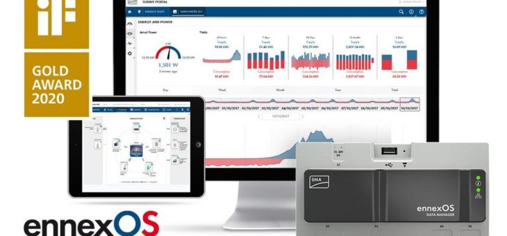 IoT Plattform für Energiemanagement ennexOS von SMA erhält iF gold award für Service Design und Nutzerfreundlichkeit